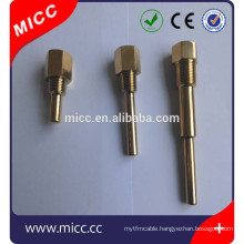 MICC small and thin walled brass tube brass thermowell protection tube